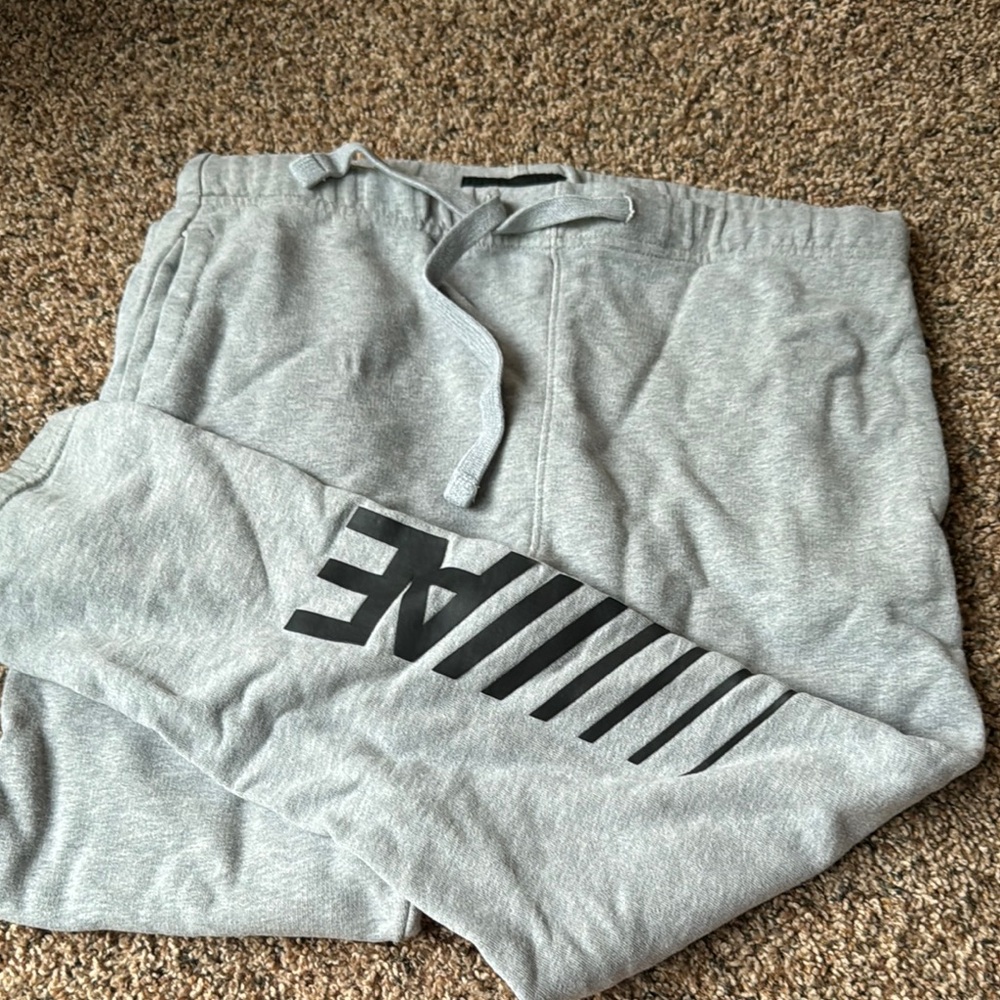 American Eagle Outfitters Gray Joggers with Black Detail